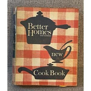 VTG Better Homes & Gardens Cookbook – 1963 !st Ed Ephemera Recipe Clippings READ